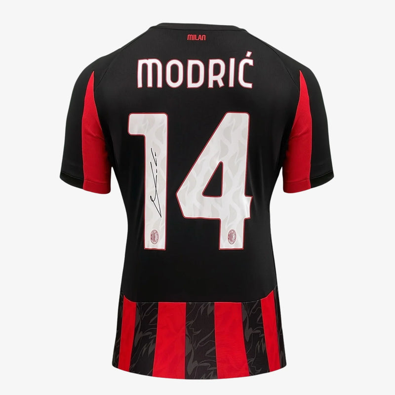 LukaModricSignedACMilan2025_26HomeFootballShirt | Iconic Shirts