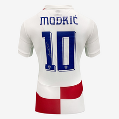 Luka Modric Signed Croatia Football Shirt – 2024 Home