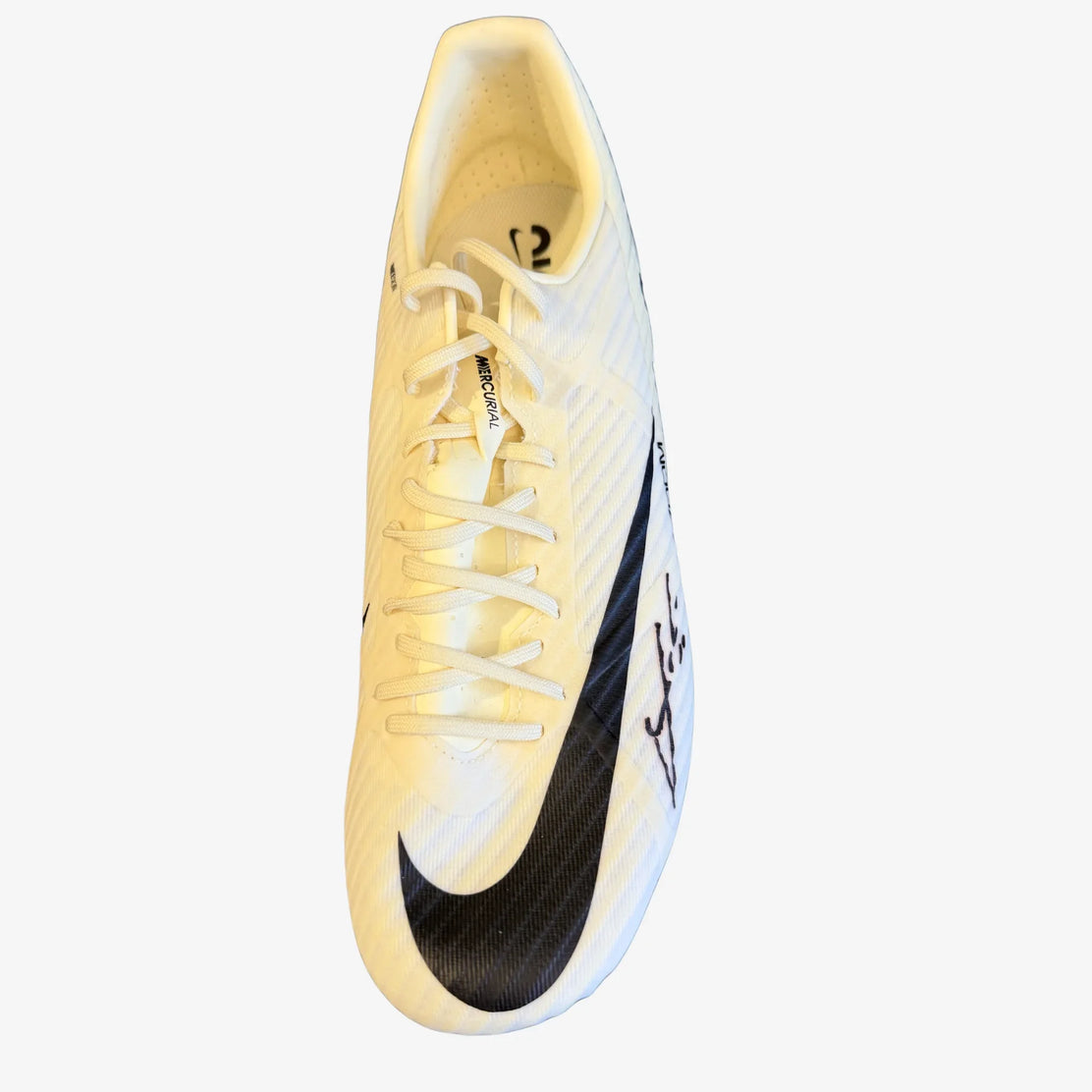 Luka Modric signierter Nike Mercurial Fußballschuh – Vorderseite | Iconic Shirts