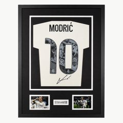 Luka Modrić Signed Real Madrid 2025–26 Tribute Shirt - Framed