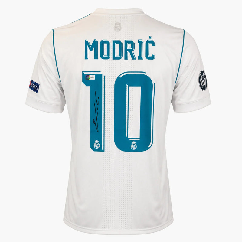 LukaModricSignedRealMadridHomeShirt-ChampionsLeagueFinal2018_e0086337-0787-44f1-ac38-f7c05f252063 | Iconic Shirts