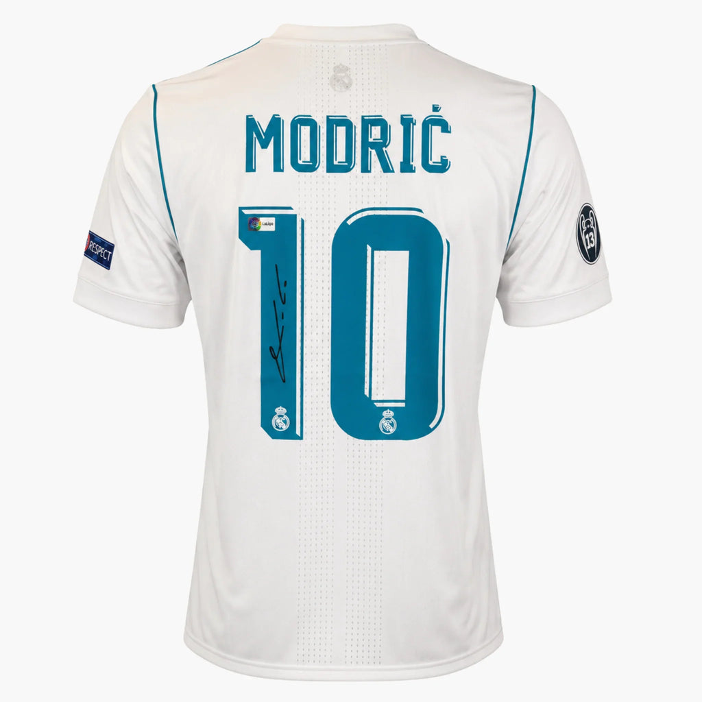 Luka Modrić Signed Real Madrid Home Shirt - Champions League Final