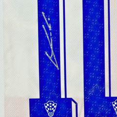 Luka Modric Signed Croatia Football Shirt – 2024 Home - Framed