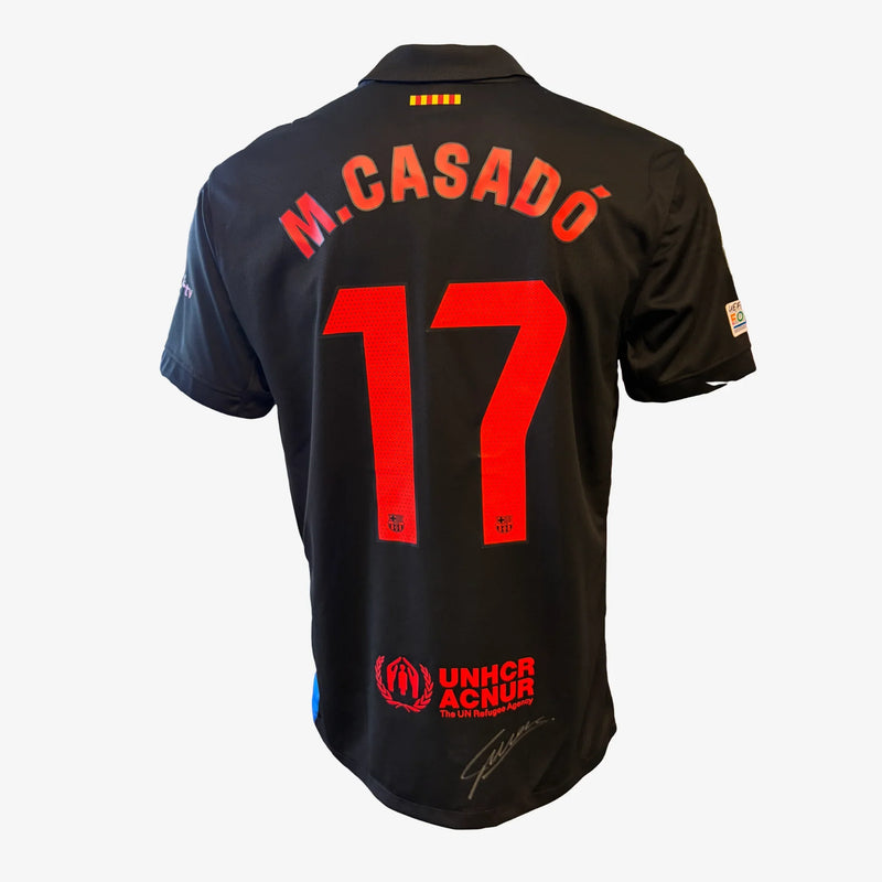 MarcCasadoSignedFCBarcelonaAuswärtstrikot_2024_25 | Iconic Shirts