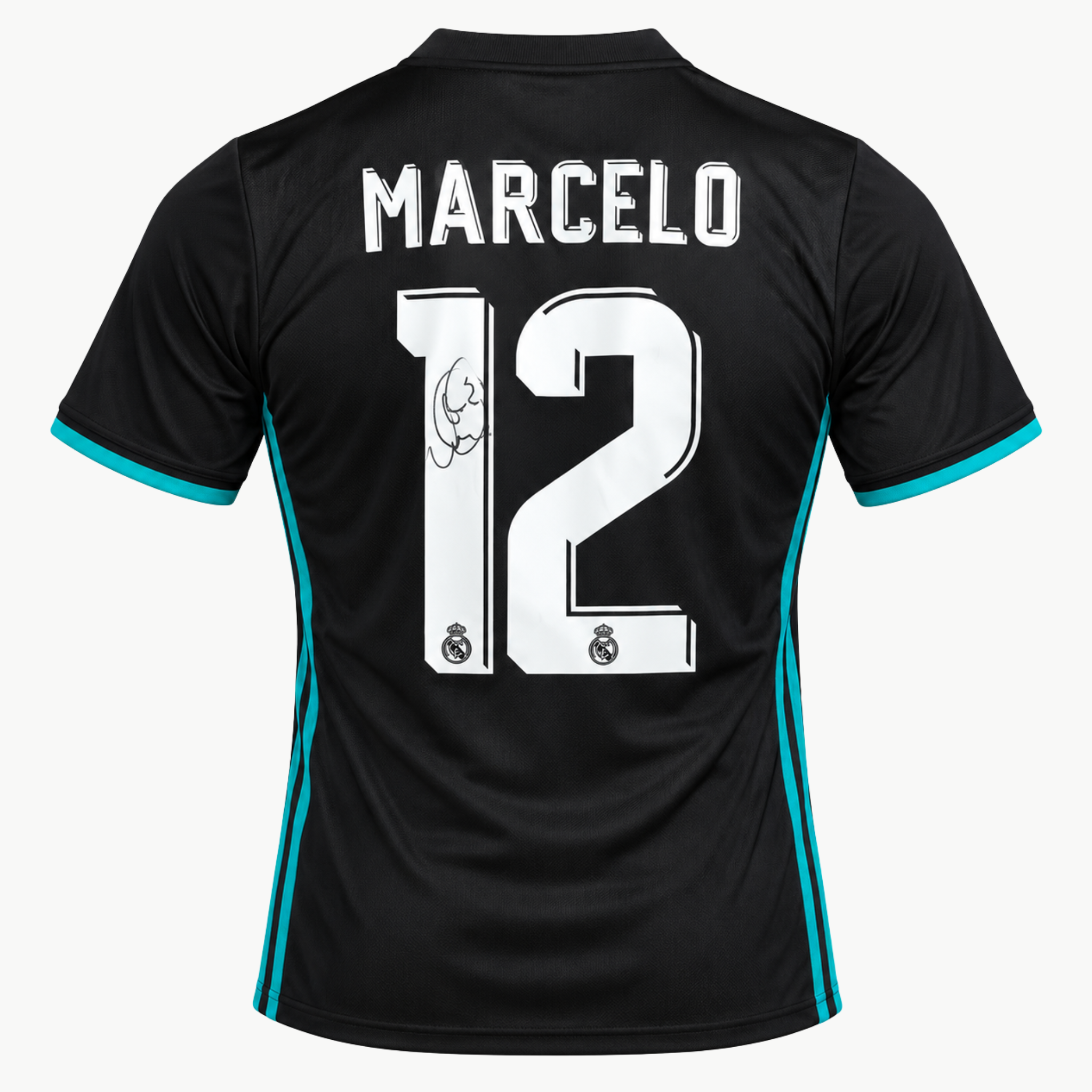 Marcelo Signed Real Madrid 2017/18 Away Football Shirt