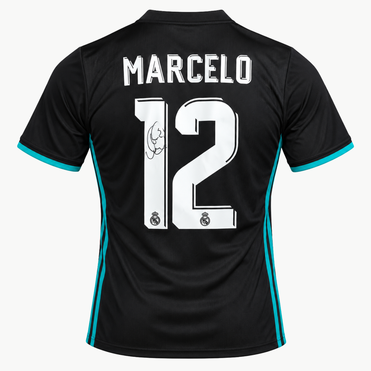 Marcelo Signed Real Madrid 2017/18 Away Football Shirt