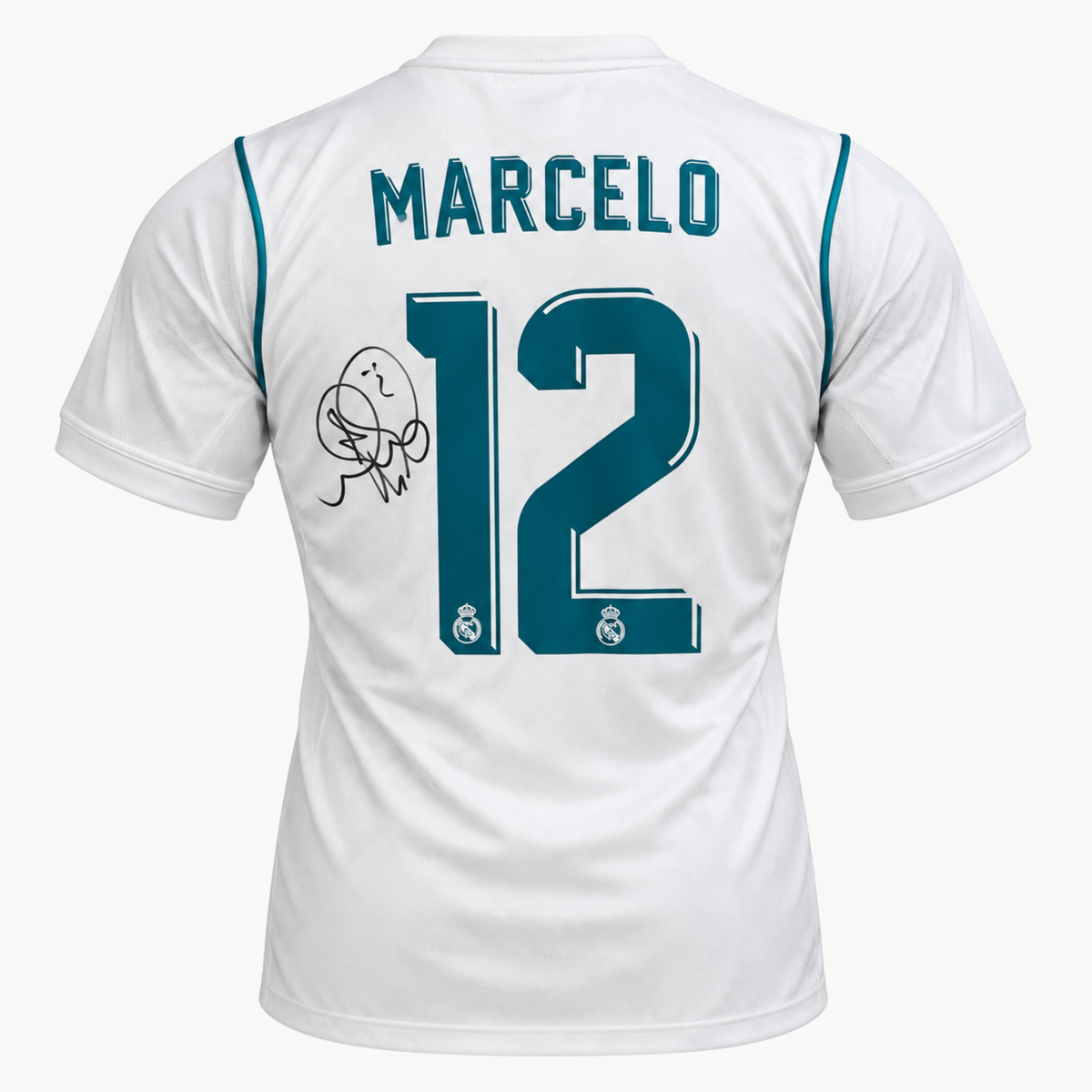 Marcelo Signed Real Madrid 2017/18 Home Football Shirt