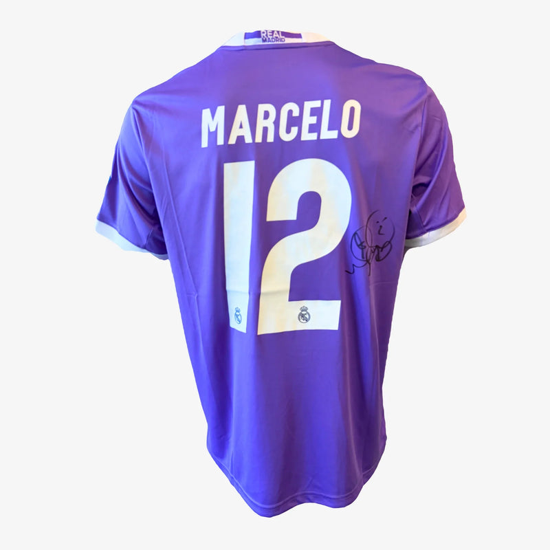 MarceloSignedRealMadridAwayFootballShirt_2016_17 | Iconic Shirts