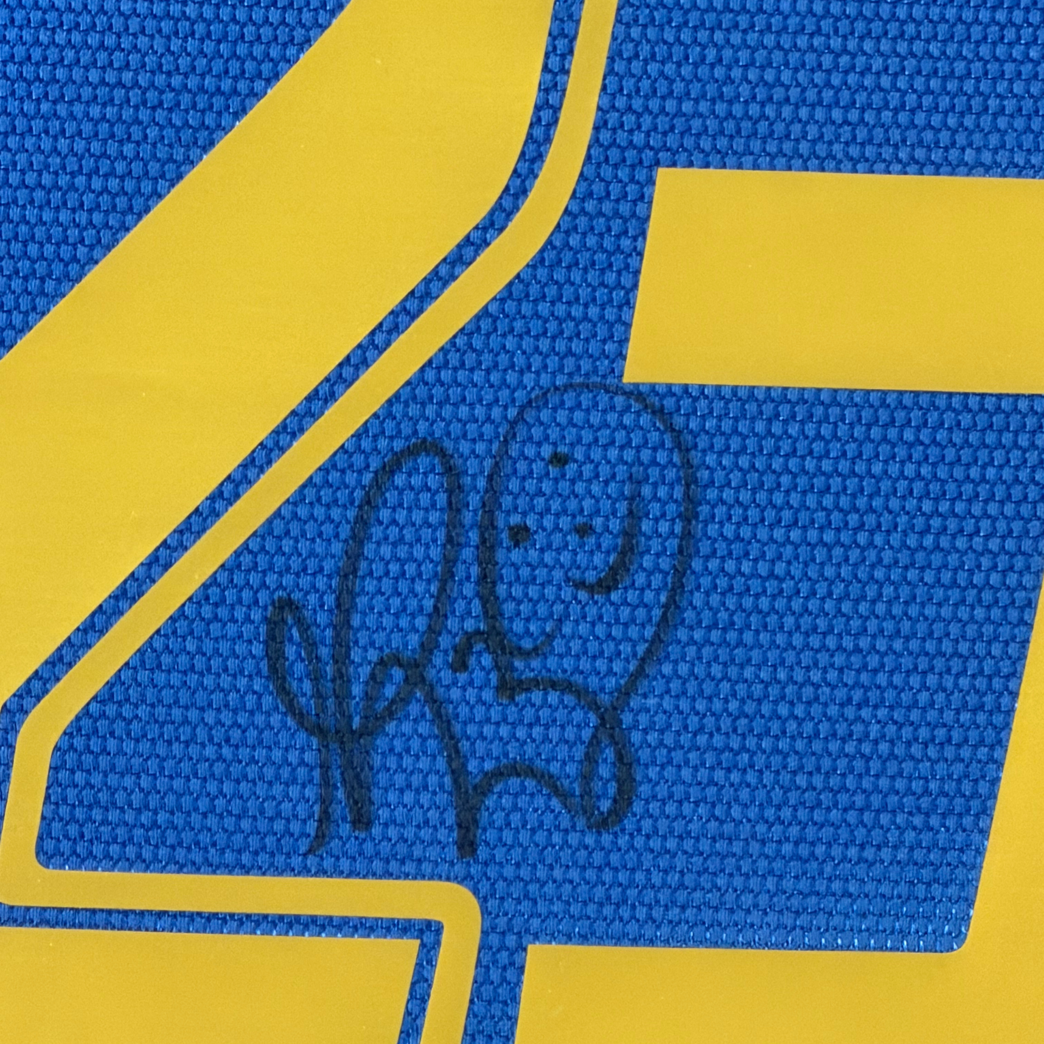 Marco Materazzi Gesigneerd Italië Voetbalshirt - 2006 Thuis Wereldkampioen