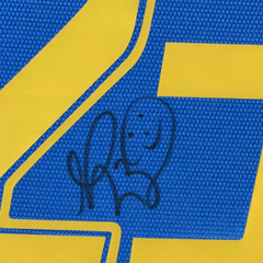 Marco Materazzi Gesigneerd Italië Voetbalshirt - 2006 Thuis Wereldkampioen