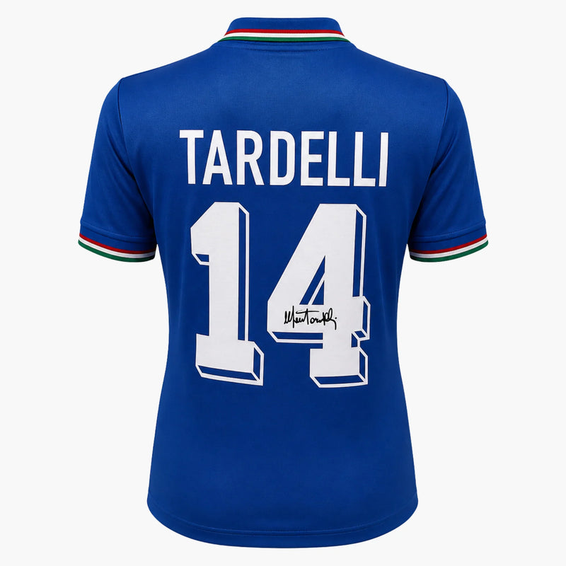 MarcoTardelli signiertes Italien-1982-Retroshirt | Iconic Shirts