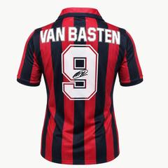Marco van Basten Signed AC Milan 1988 Home Shirt – Framed