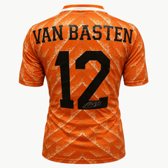 Marco van Basten Signed Netherlands Football Shirt - 1988 Retro Home