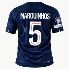 Marquinhos Signed Paris Saint-Germain 2025–26 Home Shirt