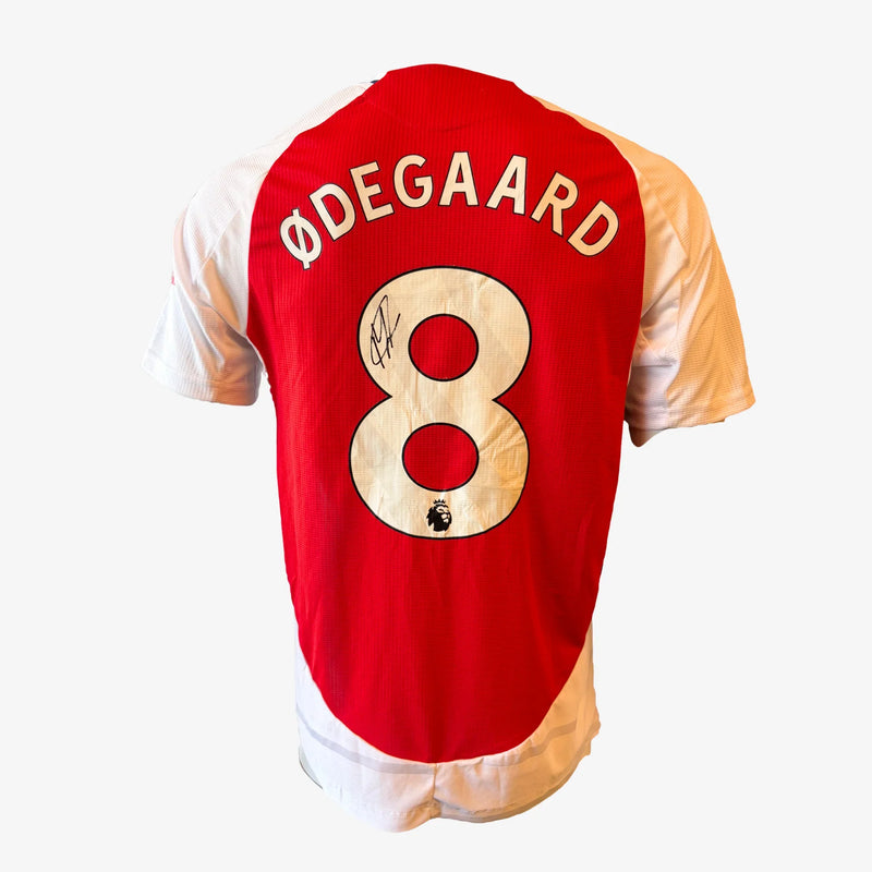 MartinOdegaardSignedArsenalHomeFootballShirt_2024_25 | Iconic Shirts