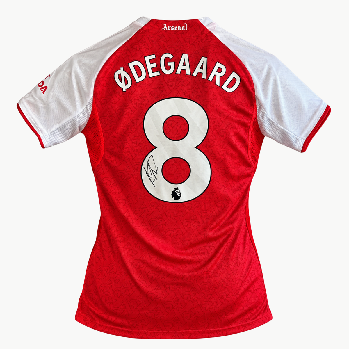 Martin Ødegaard signiertes Arsenal-Heimtrikot 2025–26