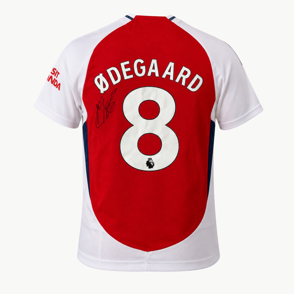 Martin Ødegaard Signed Arsenal Home Shirt 2025–26