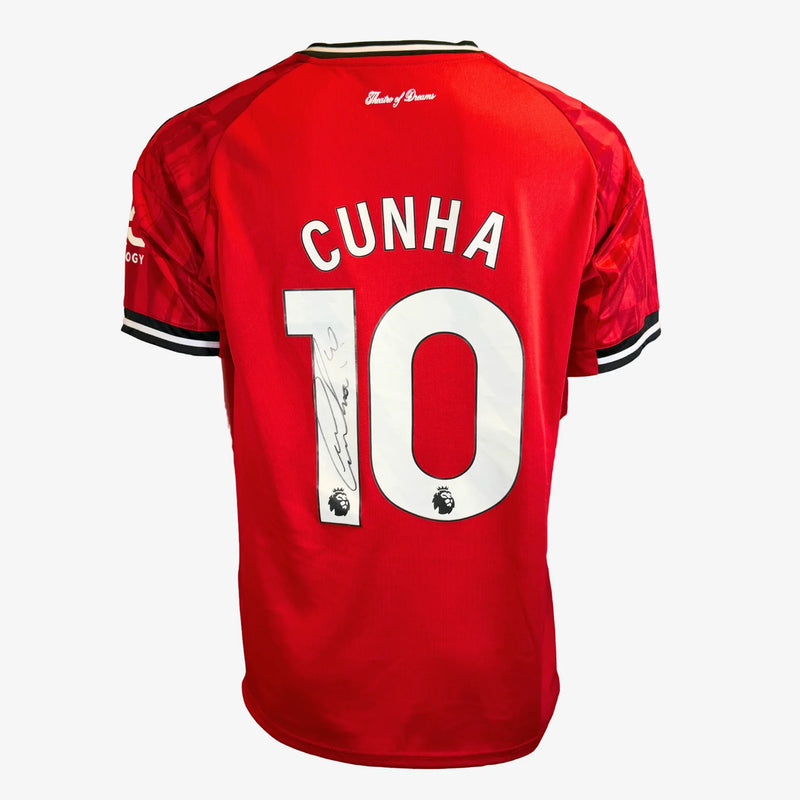 MatheusCunhaSignedManchesterUnited2025_26HomeShirt | Iconic Shirts
