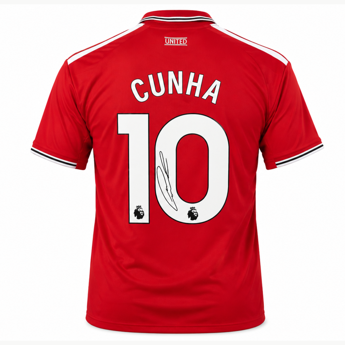 Matheus Cunha Signed Manchester United 2026 Home Shirt