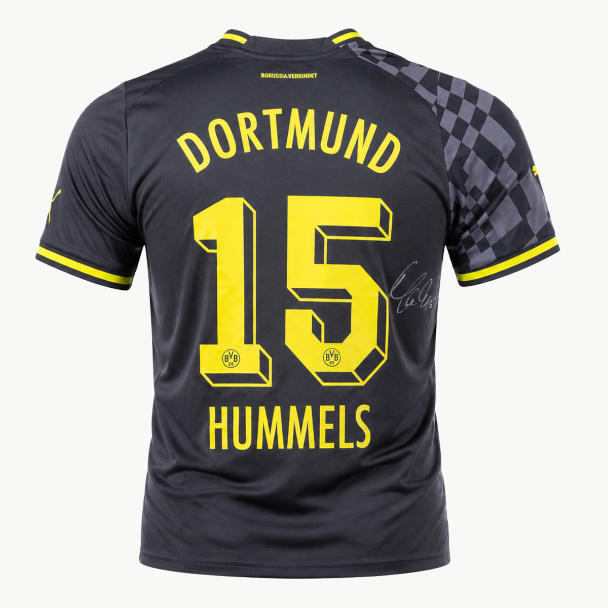 Mats Hummels Signed Borussia Dortmund 2022-23 Away Shirt