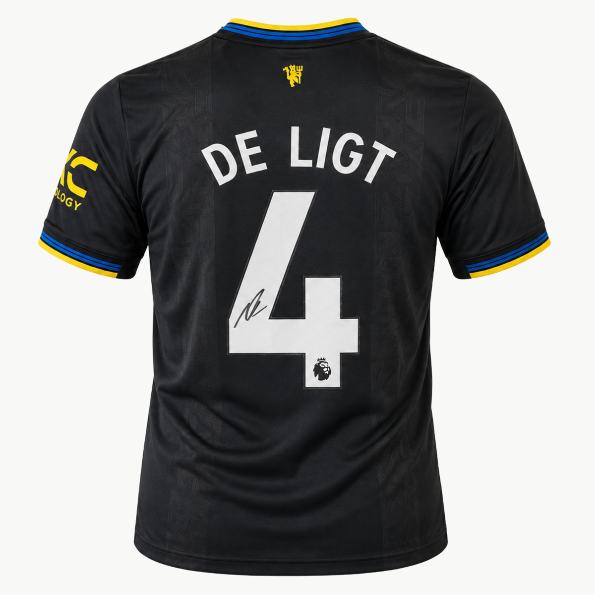 Matthijs de Ligt Signed Manchester United 2025–26 Away Shirt
