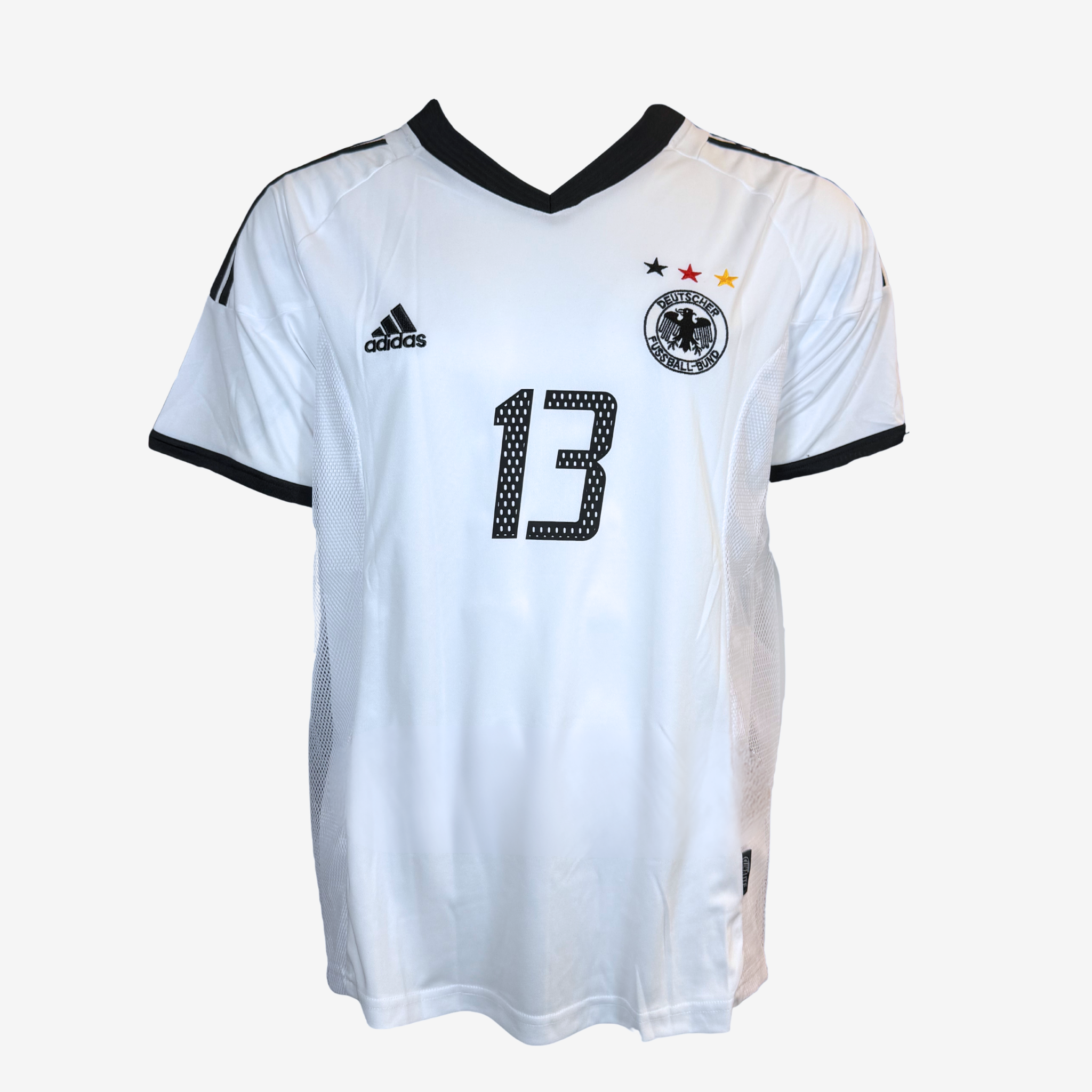Von Michael Ballack signiertes Deutschland-Heimtrikot 2002