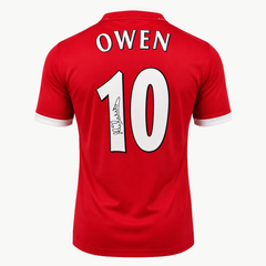 Michael Owen Signed Liverpool 1998-2000 Retro Home Shirt