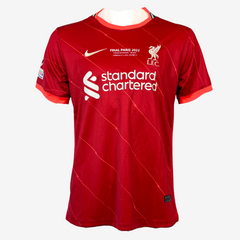 Maglia da calcio del Liverpool autografata da Mohamed Salah - Finale di Champions League 2022 in casa
