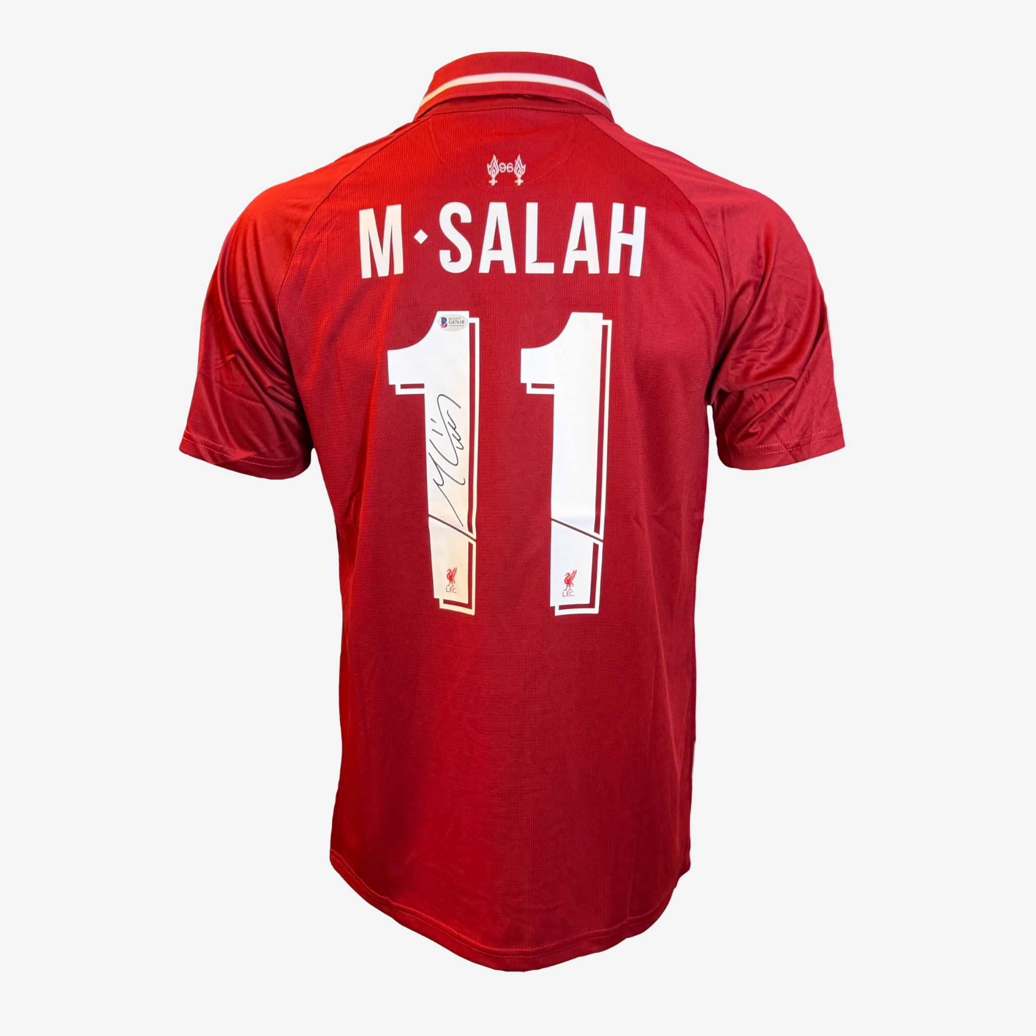 Mohamed Salah signiertes Liverpool-Trikot - Champions-League-Finale 2018-19