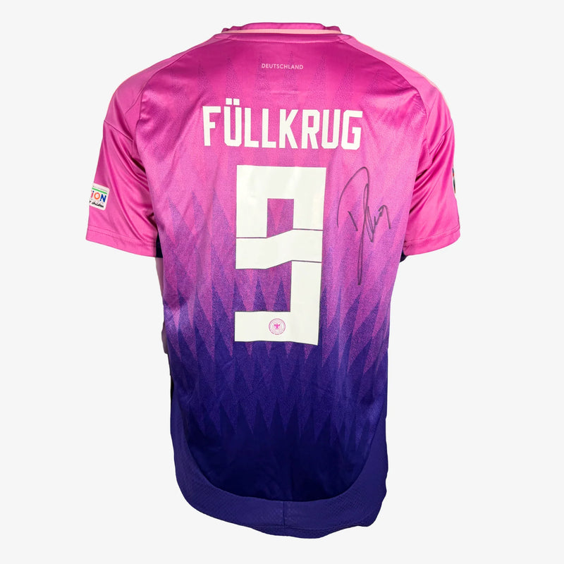 Von Niclas Füllkrug signiertes Deutschland EURO 2024 Auswärtstrikot | Iconic Shirts