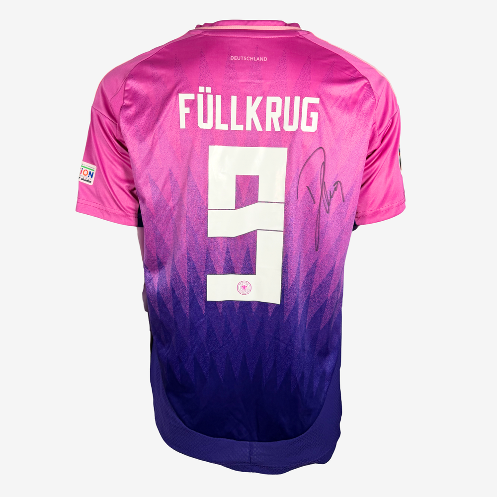 Niclas Füllkrug Signed Germany EURO 2024 Away Shirt - Iconic Shirts