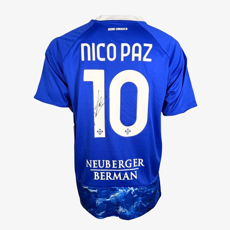 NicoPazSignedComo2025_26HomeShirt | Iconic Shirts