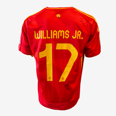 Nico Williams Jr. Signed Spain Home Football Shirt – Euro 2024