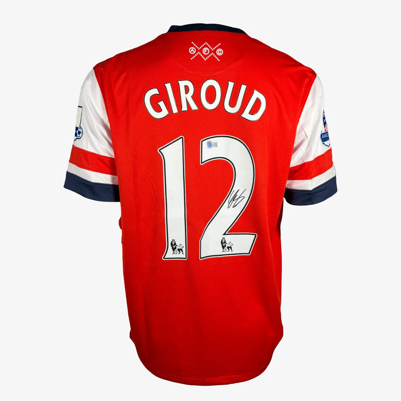 OlivierGiroudSignedArsenal2012_13HomeShirt | Iconic Shirts