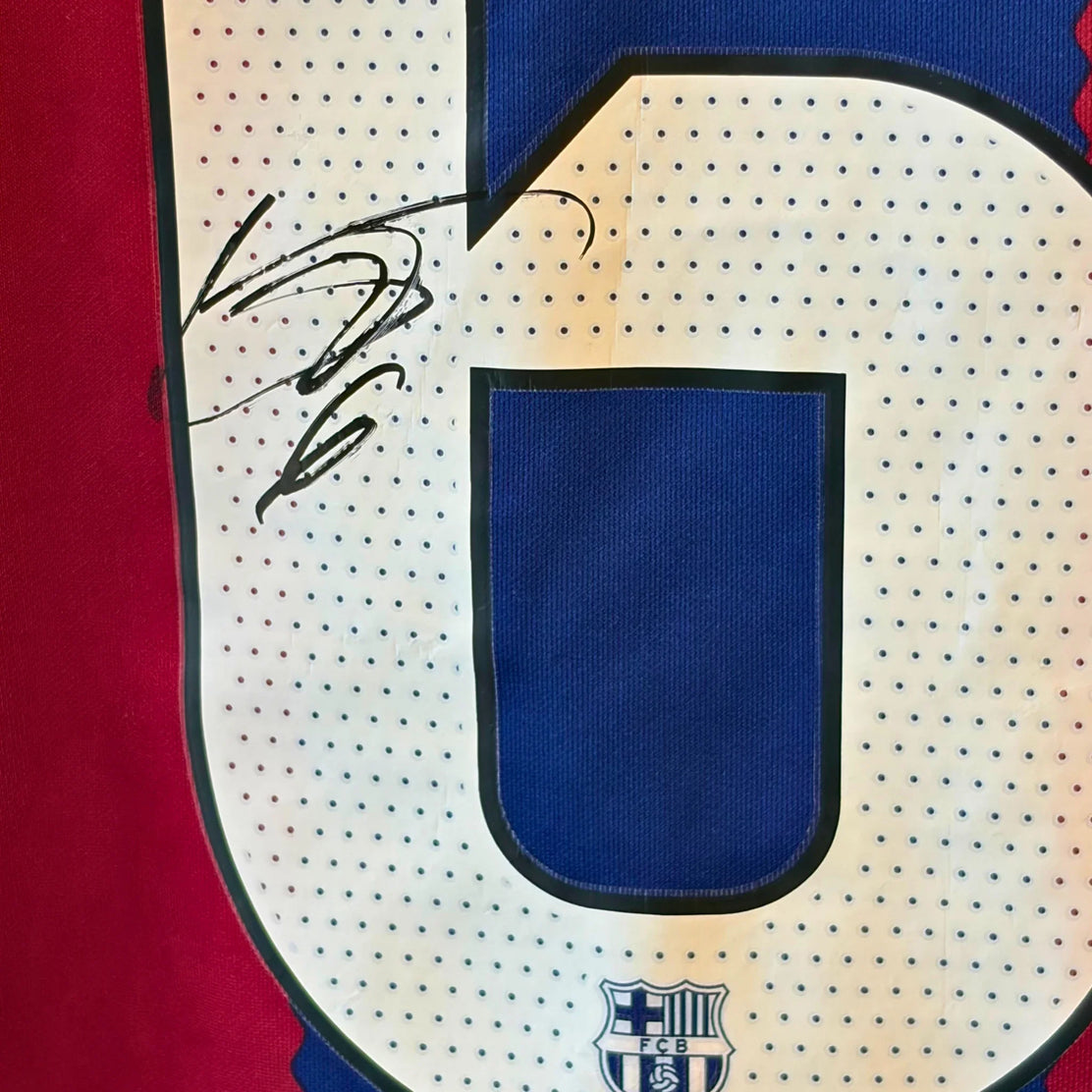 PabloGaviSignedFCBarcelonaHomeFootballShirt_2023_24-signature | Iconic Shirts