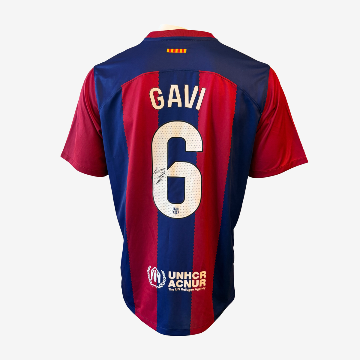 Pablo Gavi Signed FC Barcelona Home Football Shirt – 2023–24
