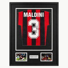 Paolo Maldini Signed AC Milan 1994 Home Shirt – Framed