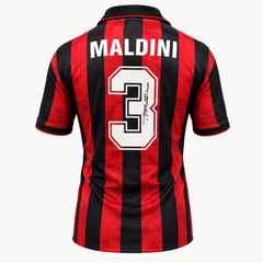 Paolo Maldini Signed AC Milan 1994 Home Shirt – Framed