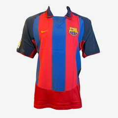 Patrick Kluivert Signed FC Barcelona Home Shirt - 2002-03