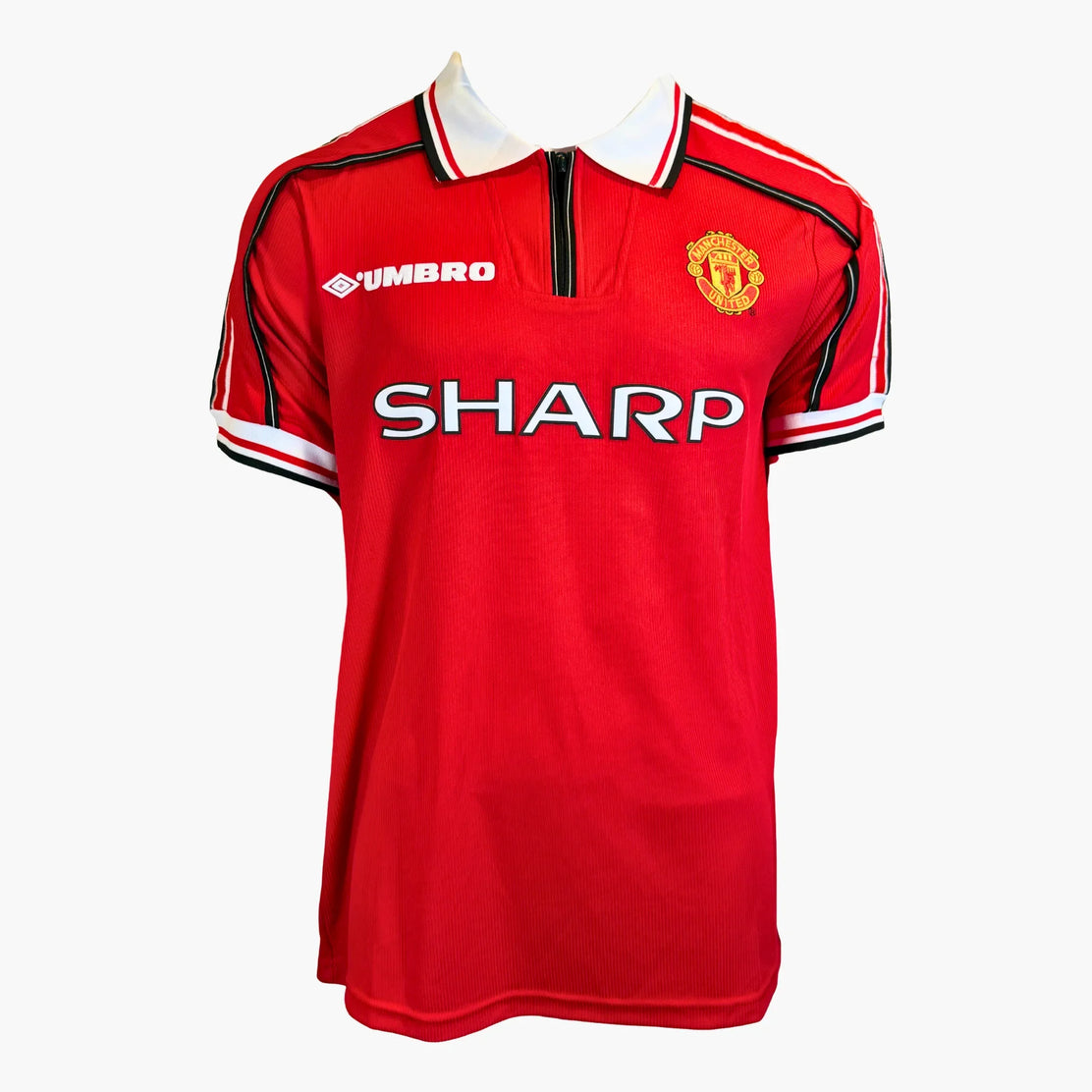 PaulScholesSignedManchesterUnited1998_99HomeShirt_TrebleSeason-front | Iconic Shirts