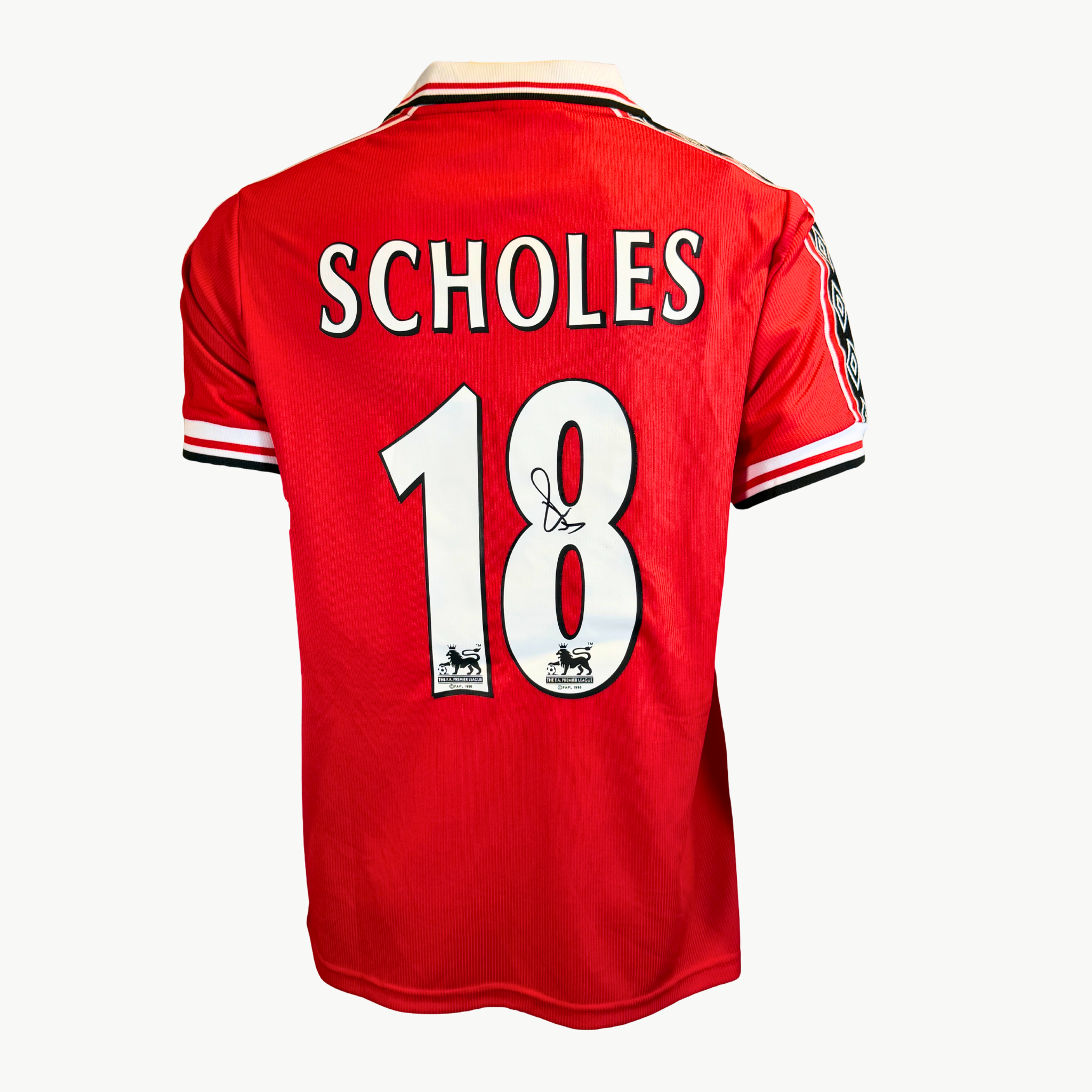 Paul Scholes Signed Manchester United 1998–99 Home Shirt – Treble Season