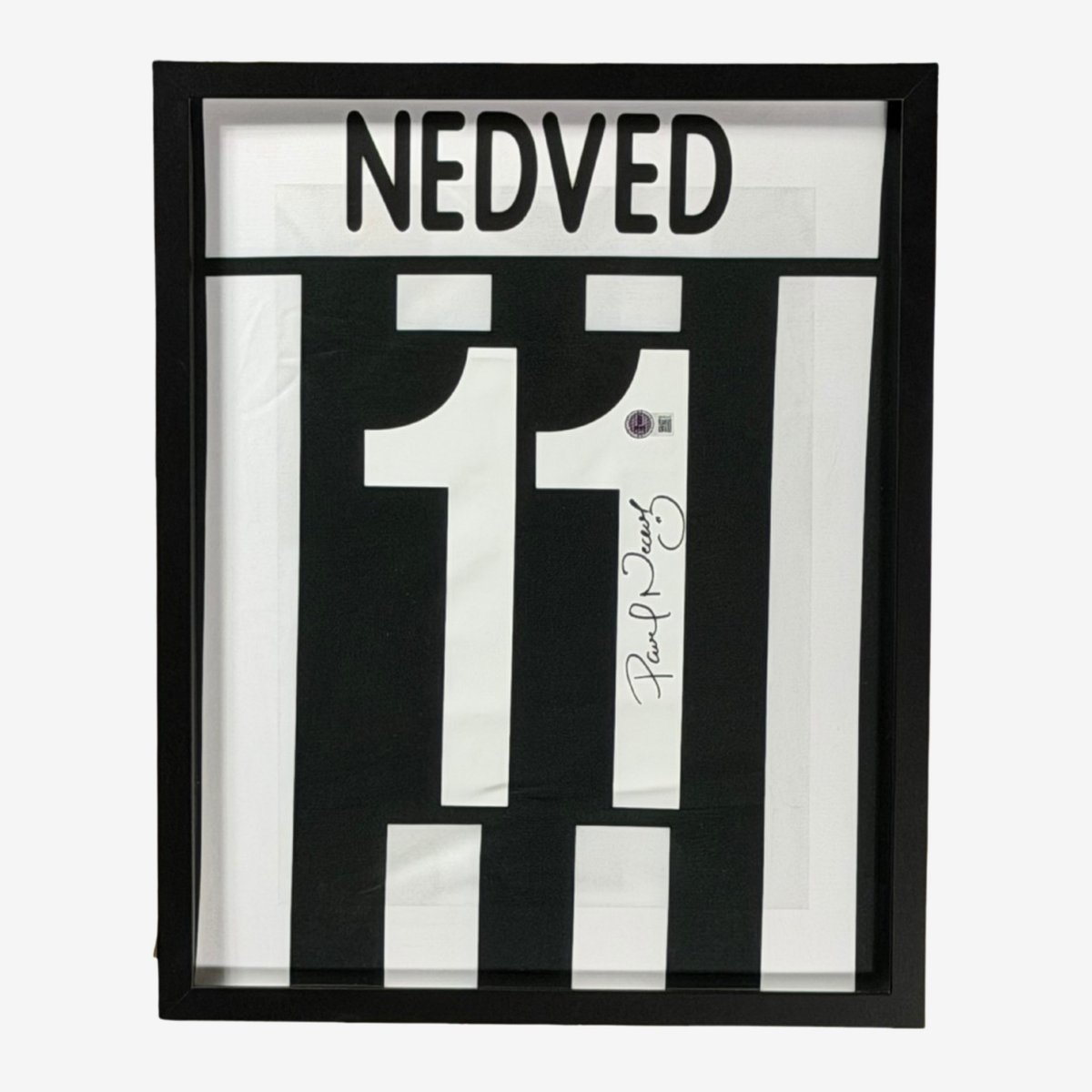 Camiseta oficial de fútbol Juventus firmada por Pavel Nedvěd - Temporada 2001-02