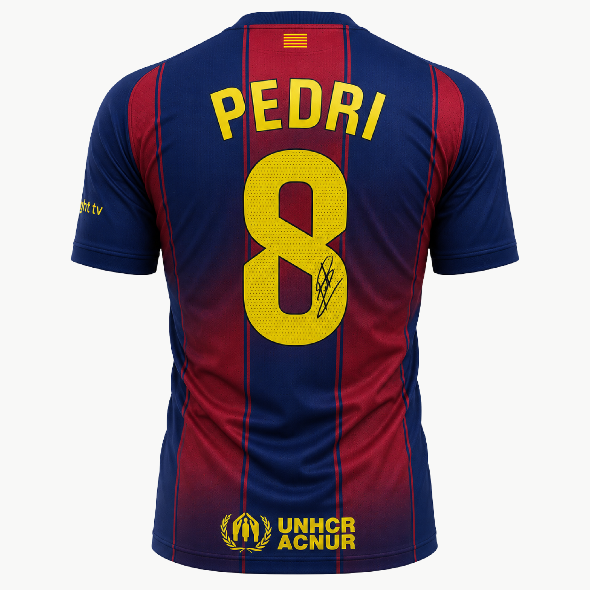 Pedri Signed Barcelona Home Football Shirt - 2025-26