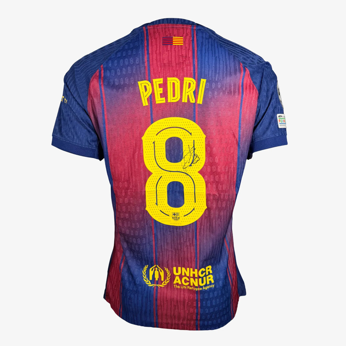 PedriSignedFCBarcelonaHomeShirt_2025_26 | Iconic Shirts