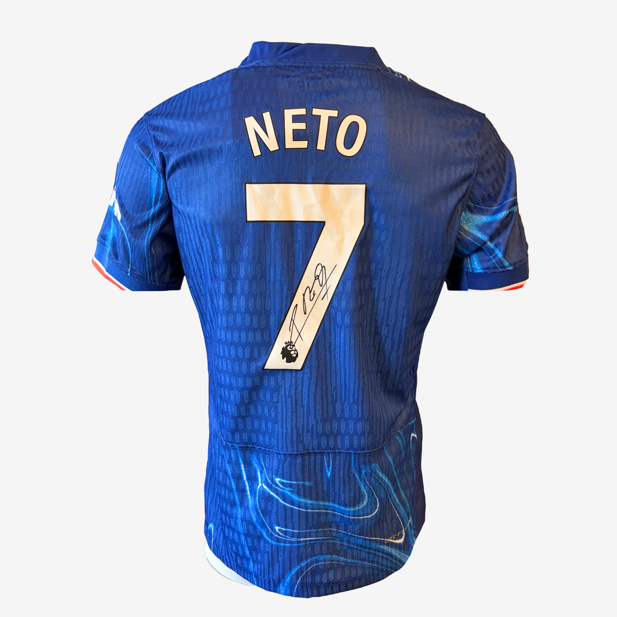 Pedro Neto Signed Chelsea Home Football Shirt – 2025–26