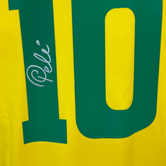 Pelé Signed Brazil Football Shirt - 1970 Home