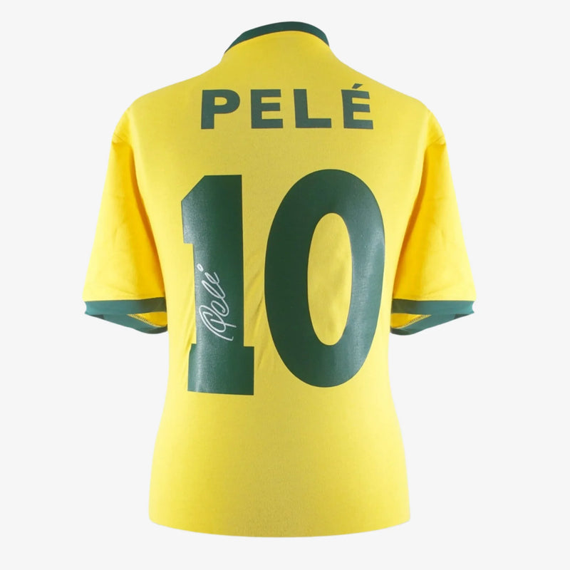 Von Pelé signiertes Brasilien-Fußballtrikot – Heimtrikot 1970 | Iconic Shirts