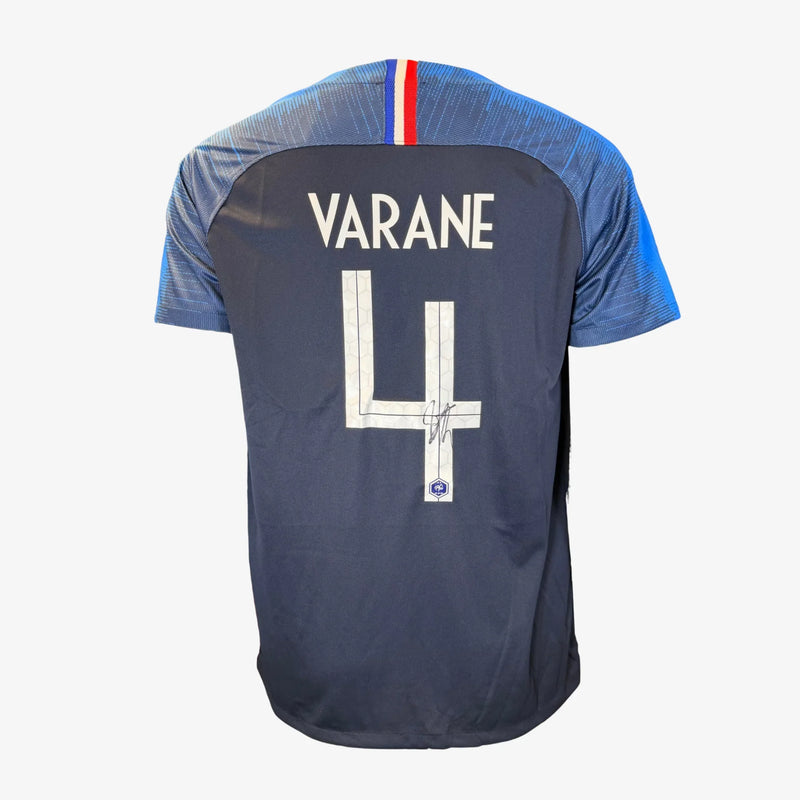 RaphaelVaraneSignedFrance2018WorldCupHomeShirt | Iconic Shirts