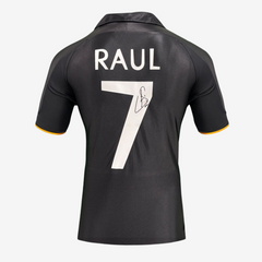 Raúl Signed Real Madrid Football Shirt - 1999-2000 Away