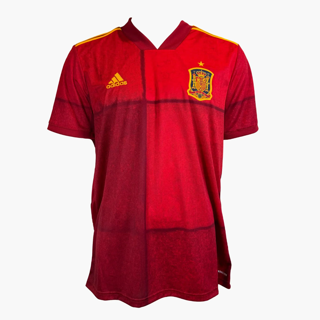 RaulSignedSpain2020HomeShirt-front | Iconic Shirts